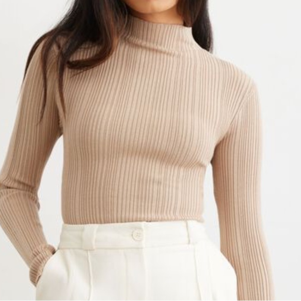 Dynamite Mock Neck Sweater